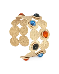 Bijou Brigitte Bracelet jonc - Hammered Circles Hot