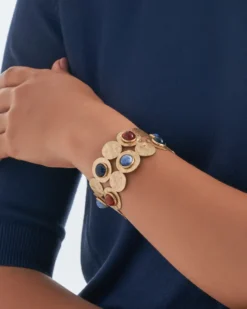 Bijou Brigitte Bracelet jonc - Hammered Circles Hot