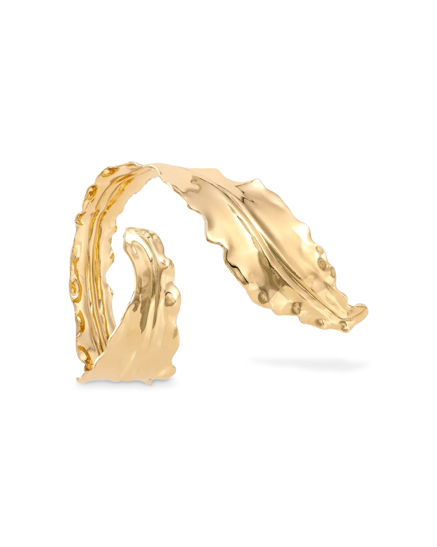 Bijou Brigitte Bracelet jonc - Hammered Leaf Outlet