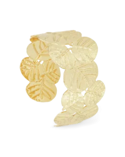 Bijou Brigitte Bracelet jonc - Hammered Leaves
