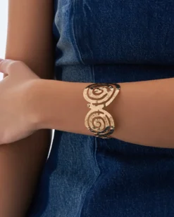 Bijou Brigitte Bracelet jonc - Hammered Spiral Hot