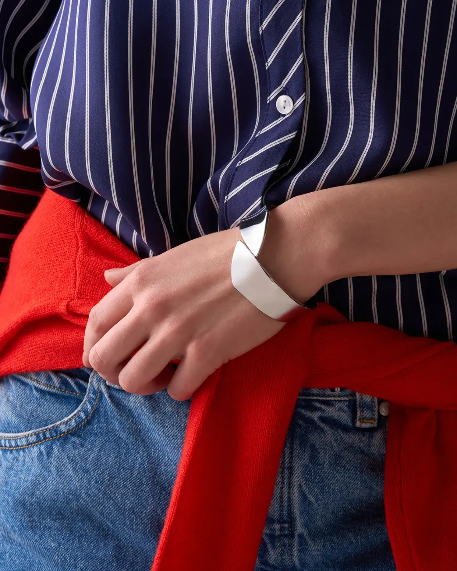 Bijou Brigitte Bracelet jonc - Modern Steel Clearance