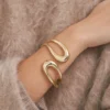 Bijou Brigitte Bracelet jonc - Open Gold Discount