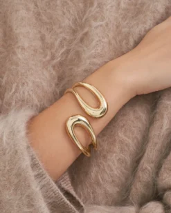 Bijou Brigitte Bracelet jonc - Open Gold Discount