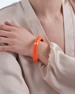 Bijou Brigitte Bracelet jonc - Orange Statement Clearance