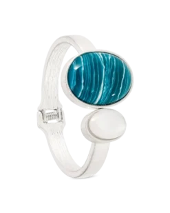 Bijou Brigitte Bracelet jonc - Oval Amazonite New