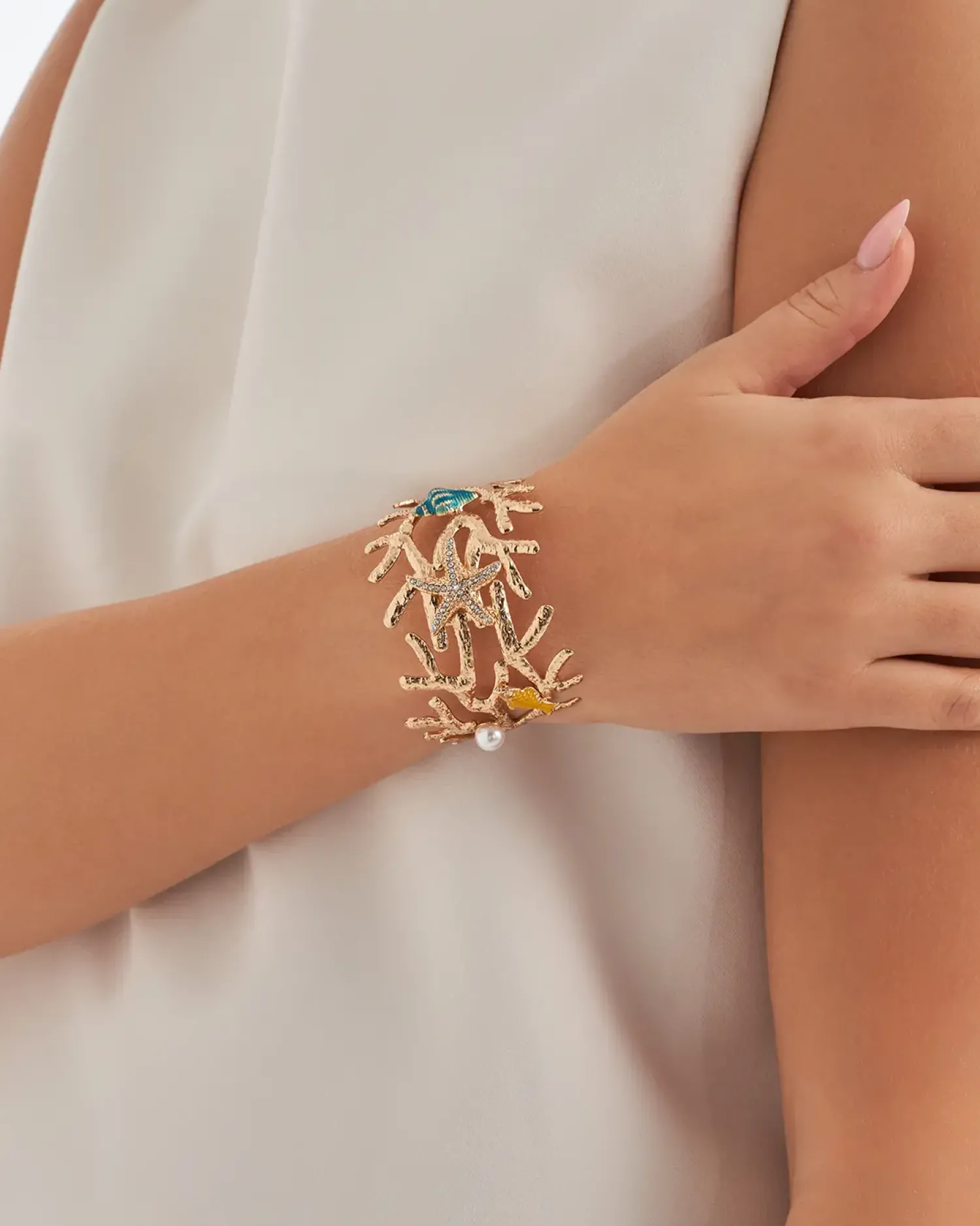 Bijou Brigitte Bracelet jonc - Perfect Coral New