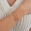 Bijou Brigitte Bracelet jonc - Pounded Gold Hot