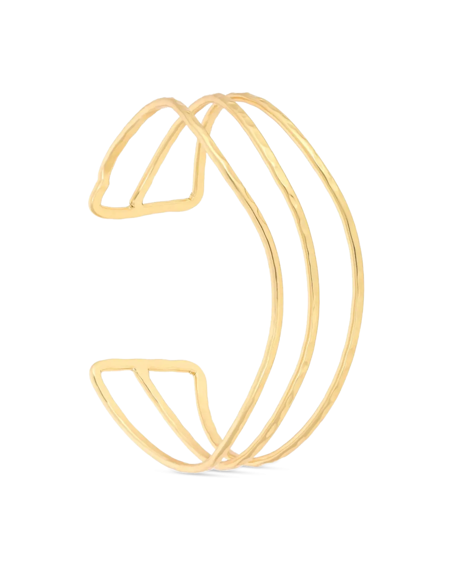 Bijou Brigitte Bracelet jonc - Pounded Gold Hot