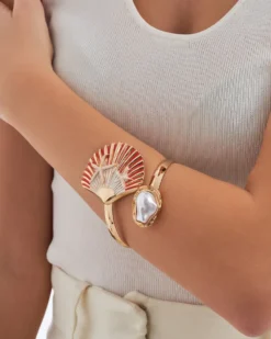 Bijou Brigitte Bracelet jonc - Sea Shell Clearance