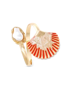 Bijou Brigitte Bracelet jonc - Sea Shell Clearance