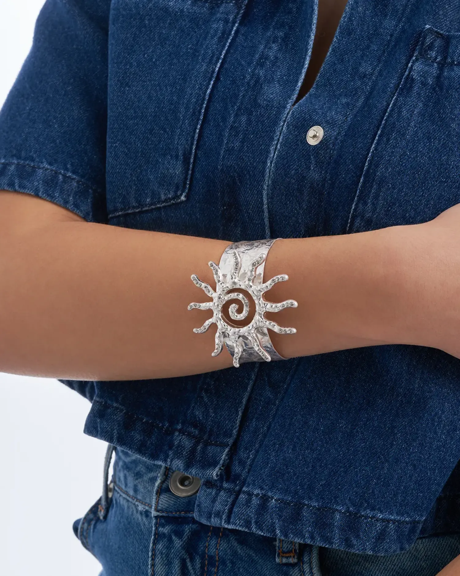 Bijou Brigitte Bracelet jonc - Silver Radiance Online