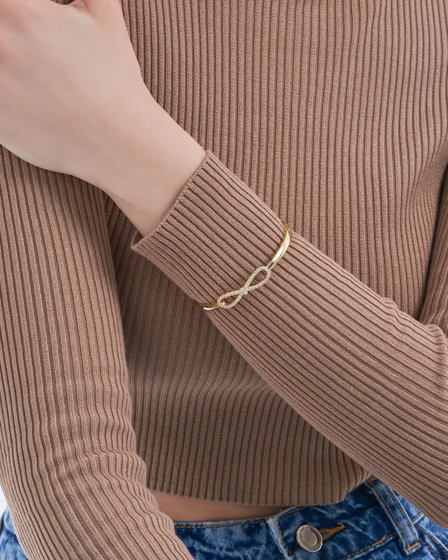 Bijou Brigitte Bracelet jonc - Sparkling Bow Sale