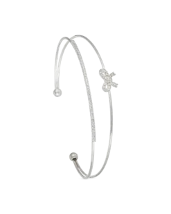 Bijou Brigitte Bracelet jonc - Sparkling Ribbon