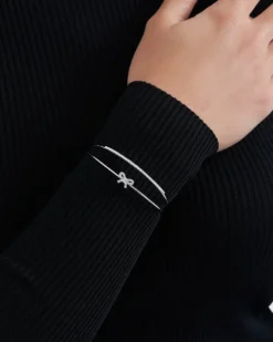 Bijou Brigitte Bracelet jonc - Sparkling Ribbon