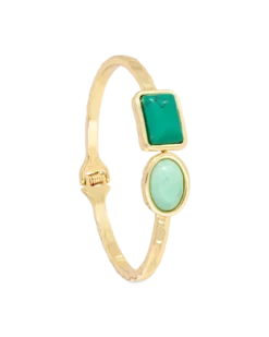 Bijou Brigitte Bracelet jonc - Square Amazonite