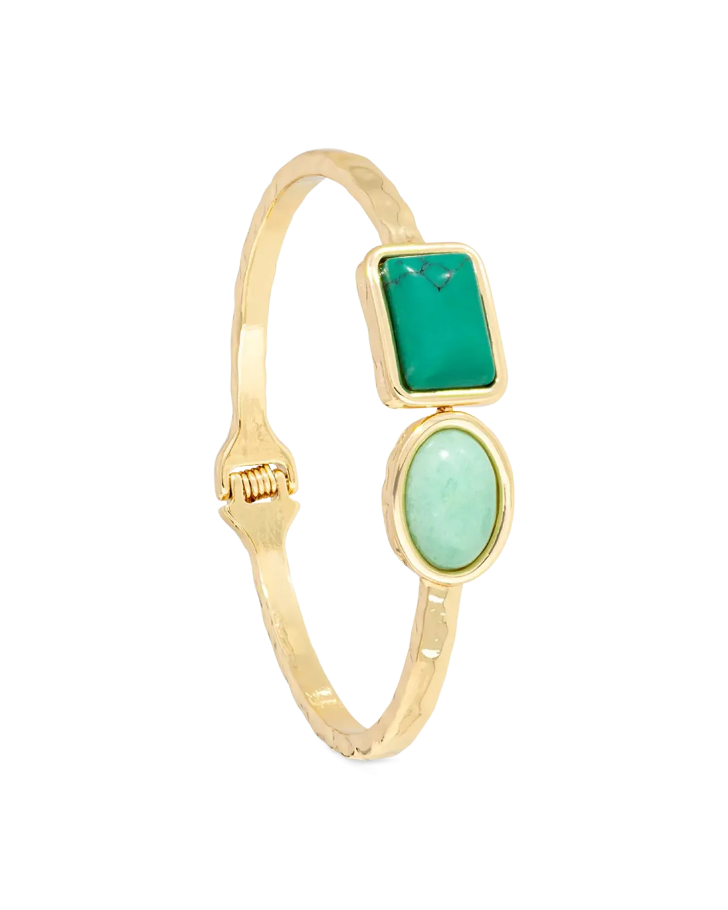 Bijou Brigitte Bracelet jonc - Square Amazonite