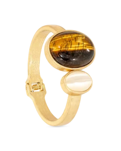 Bijou Brigitte Bracelet jonc - Tiger Eye Clearance