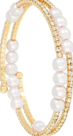 Bijou Brigitte Bracelet jonc - White Pearls Online