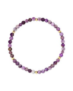 Bijou Brigitte Bracelet - Lavender Amethyst Hot