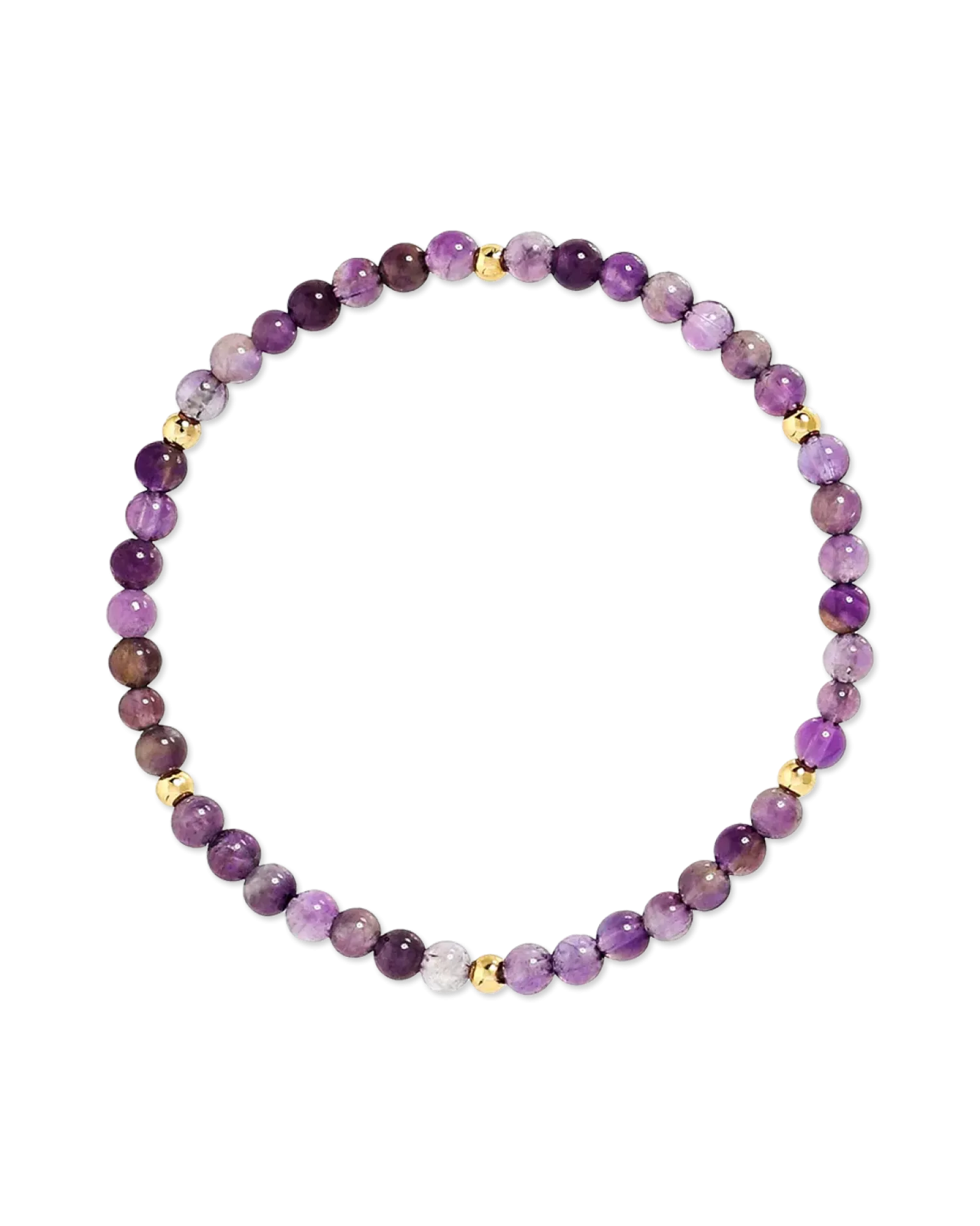Bijou Brigitte Bracelet - Lavender Amethyst Hot
