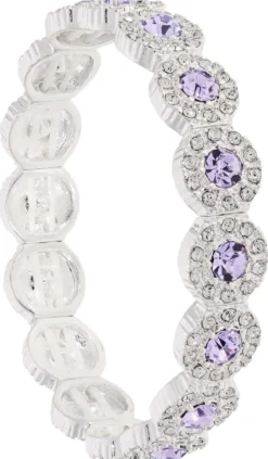 Bijou Brigitte Bracelet - Lavender Crystal