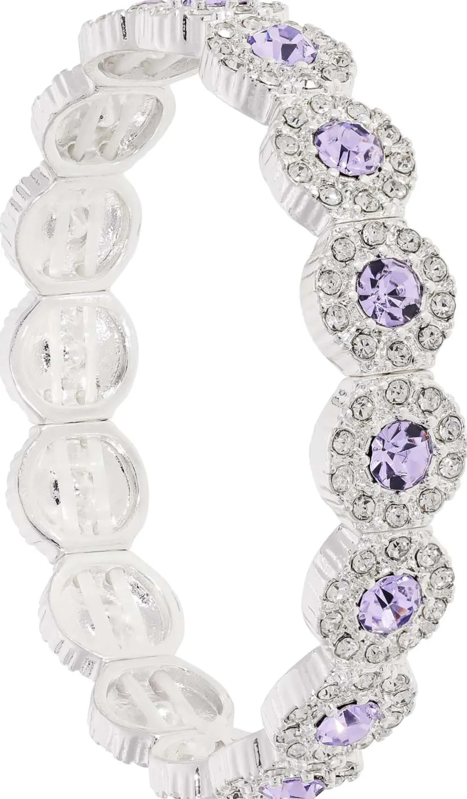 Bijou Brigitte Bracelet - Lavender Crystal