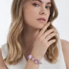 Bijou Brigitte Bracelet - Lavender Glitter Clearance