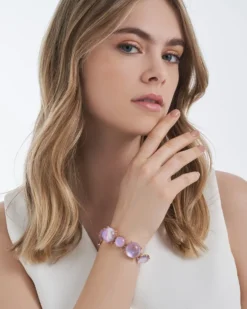 Bijou Brigitte Bracelet - Lavender Glitter Clearance