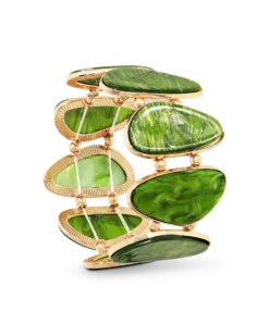 Bijou Brigitte Bracelet - Marbled Green Online