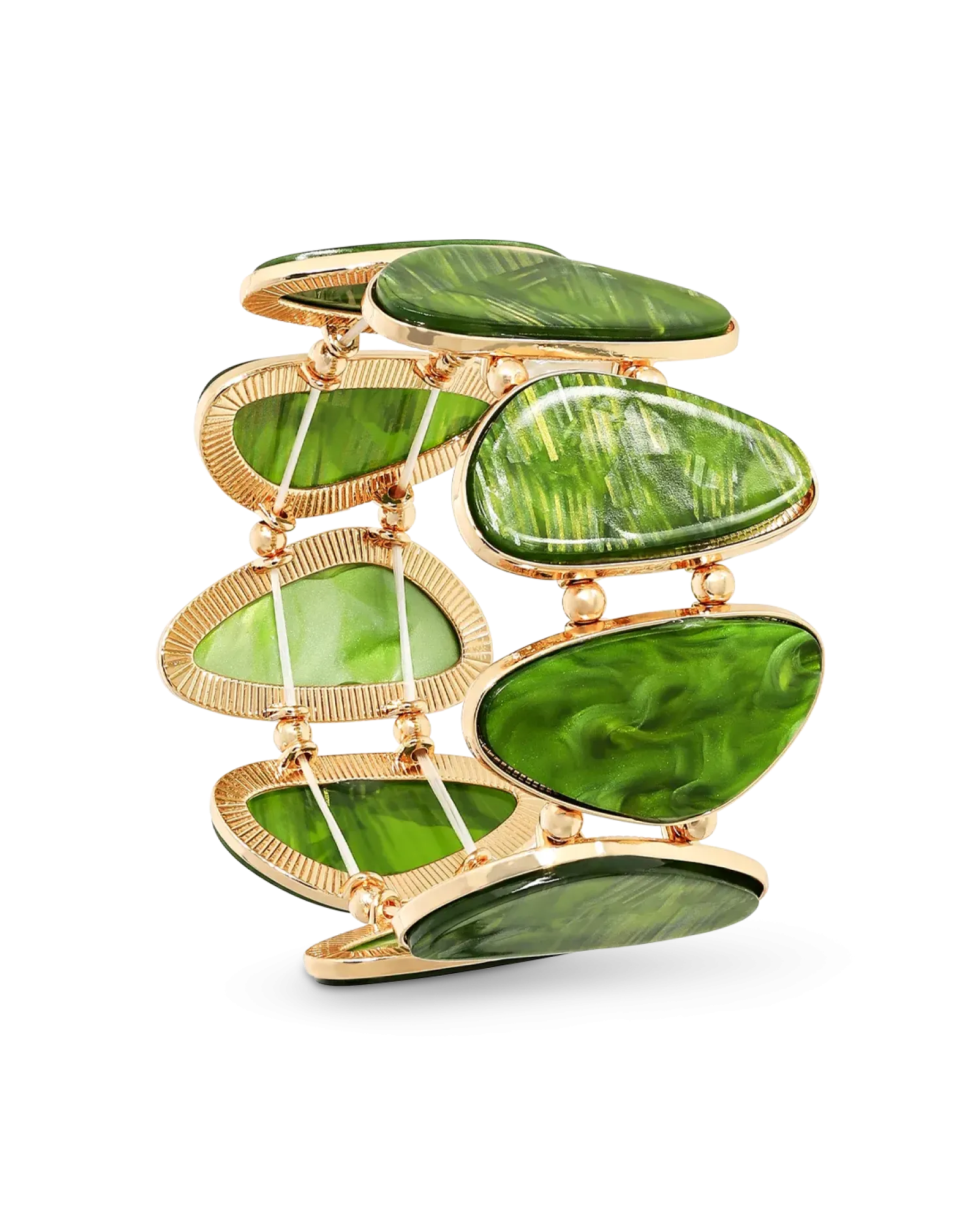 Bijou Brigitte Bracelet - Marbled Green Online