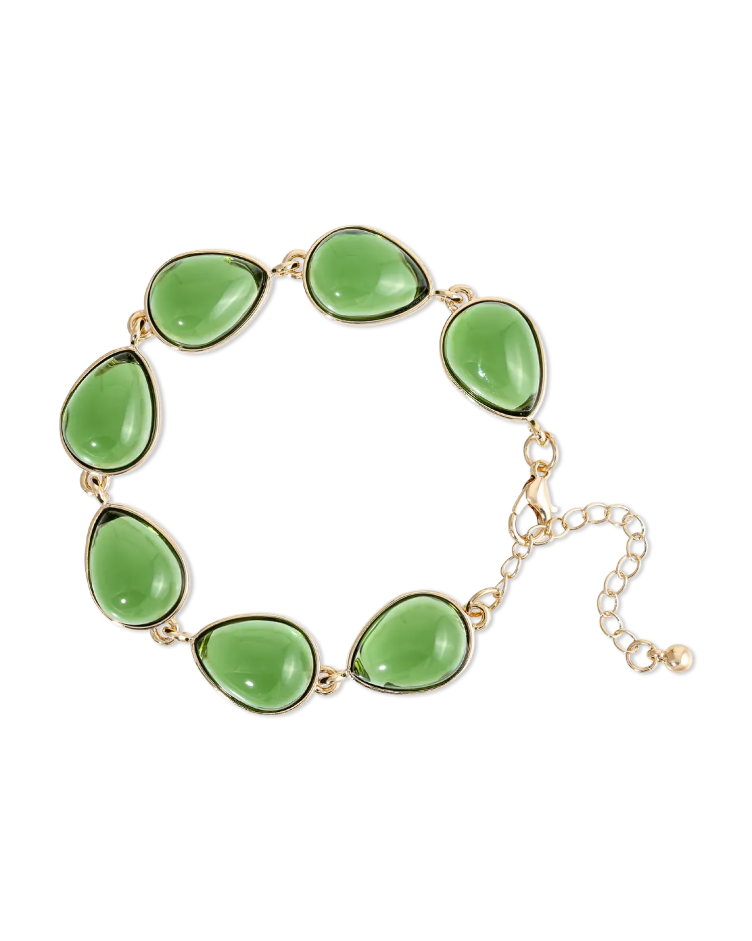 Bijou Brigitte Bracelet - Olive Drops Sale