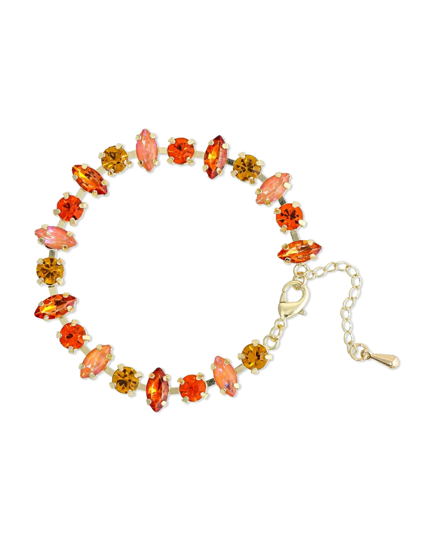 Bijou Brigitte Bracelet - Orange Glow Outlet