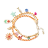 Bijou Brigitte Bracelet - Orange Shells Sale