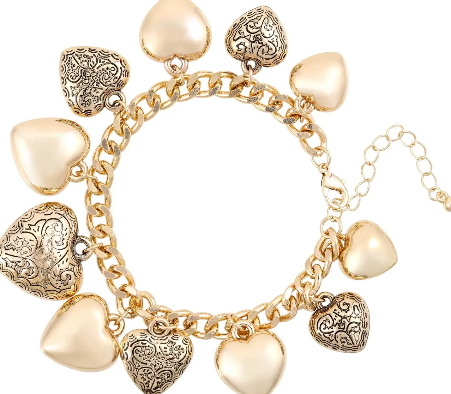 Bijou Brigitte Bracelet - Ornament Hearts