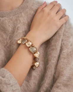 Bijou Brigitte Bracelet - Ornament Hearts