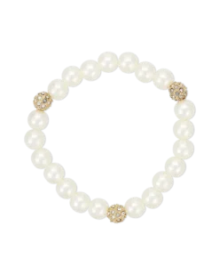 Bijou Brigitte Bracelet - Pearl White Online