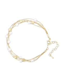 Bijou Brigitte Bracelet - Pearly Rows Discount