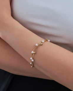 Bijou Brigitte Bracelet - Pearly Rows Discount