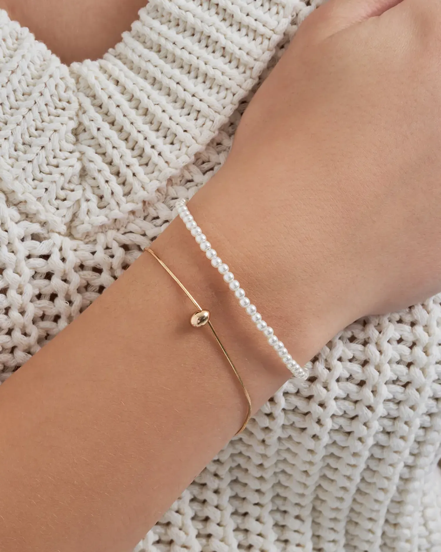 Bijou Brigitte Bracelet - Pearly Sweetness Hot