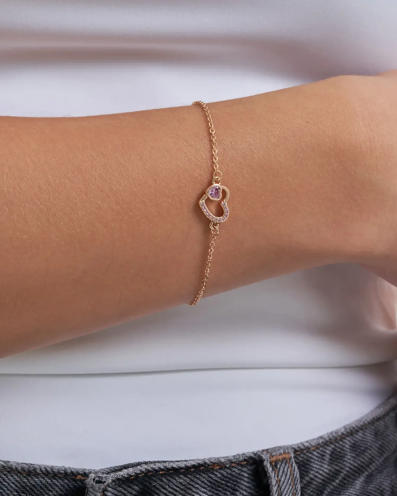 Bijou Brigitte Bracelet - Pink Affection Discount