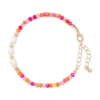 Bijou Brigitte Bracelet - Pink Jade Clearance