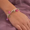 Bijou Brigitte Bracelet - Pink Tulip Hot