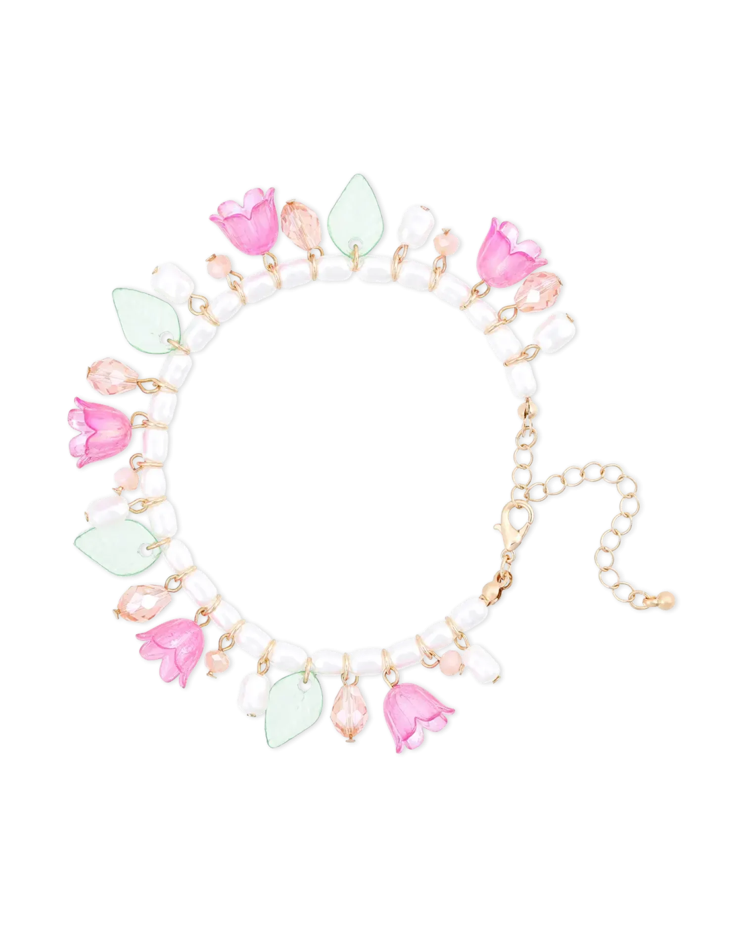 Bijou Brigitte Bracelet - Pink Tulip Hot