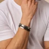 Bijou Brigitte Bracelet pour homme - Cool Silver Sale