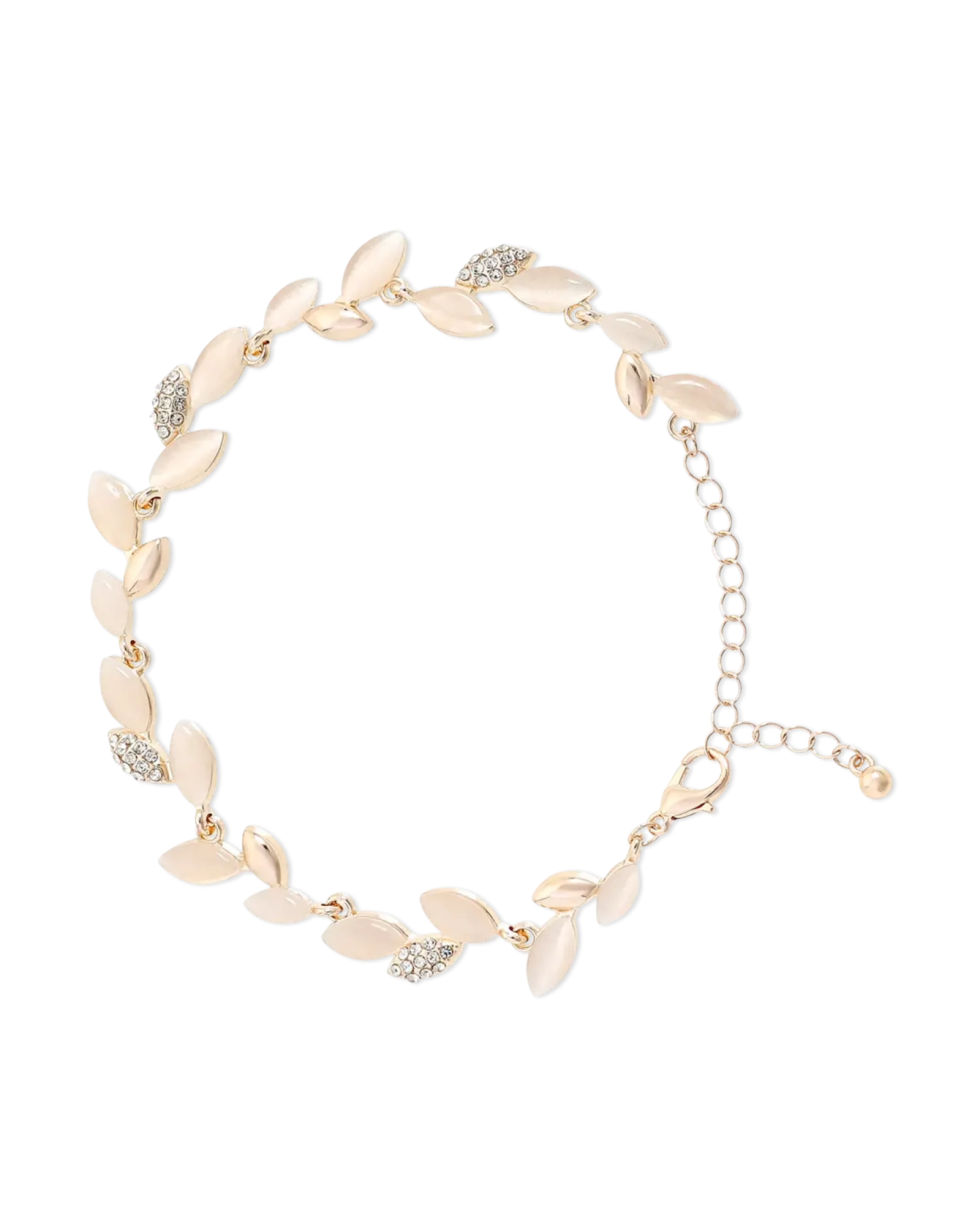 Bijou Brigitte Bracelet - Radiant Leaves Hot