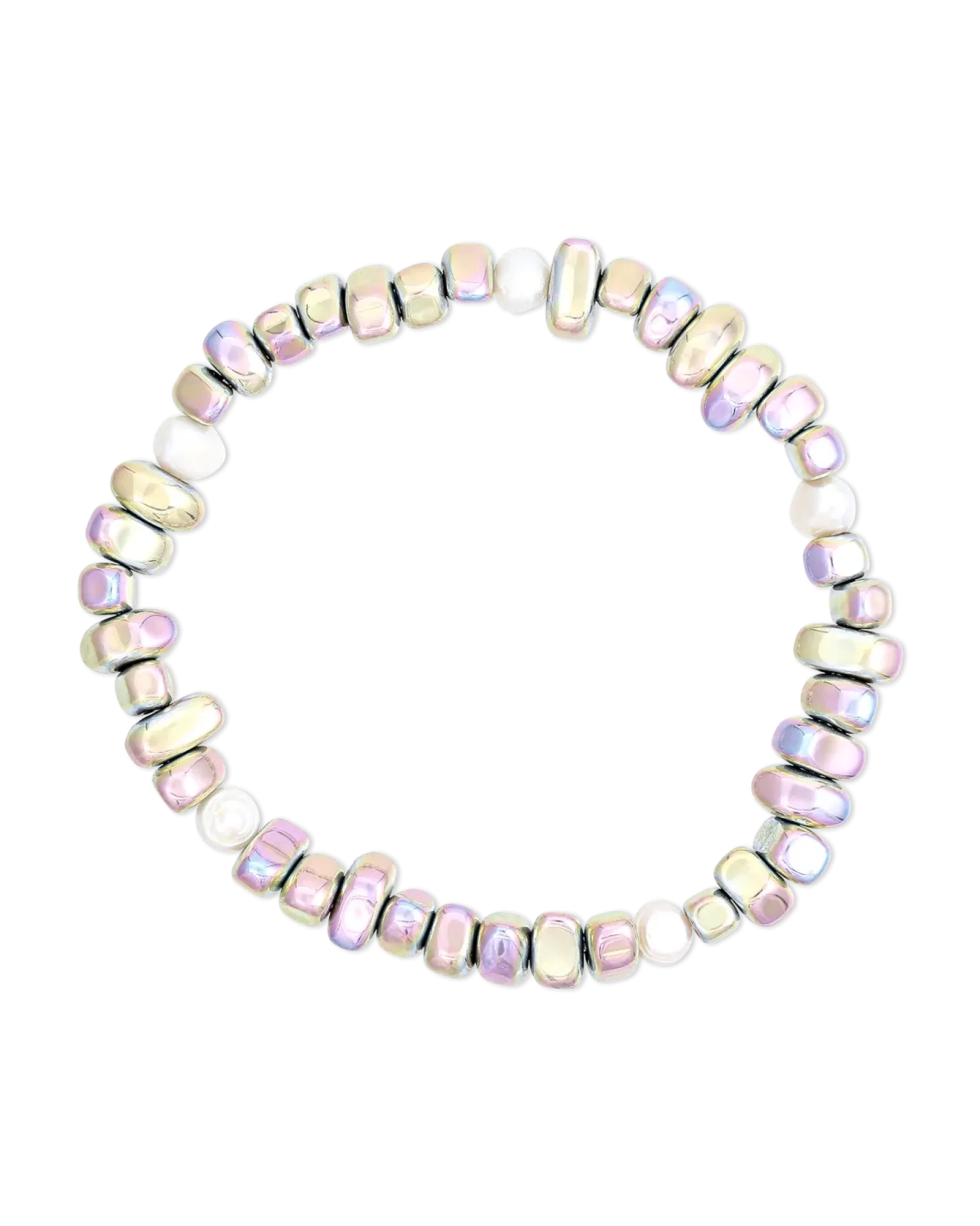 Bijou Brigitte Bracelet - Rainbow Hematite Online