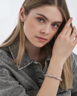 Bijou Brigitte Bracelet - Rainbow Hematite Online