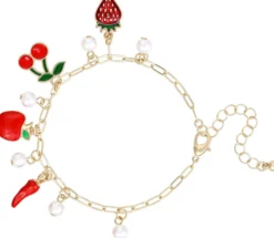 Bijou Brigitte Bracelet - Red Fruits Best