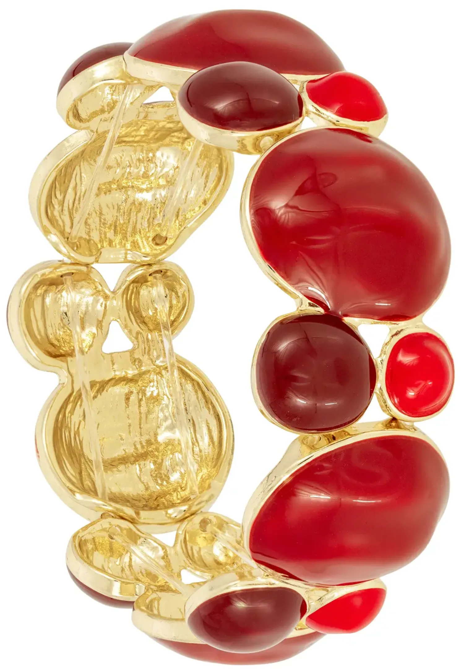 Bijou Brigitte Bracelet - Red Shapes Discount